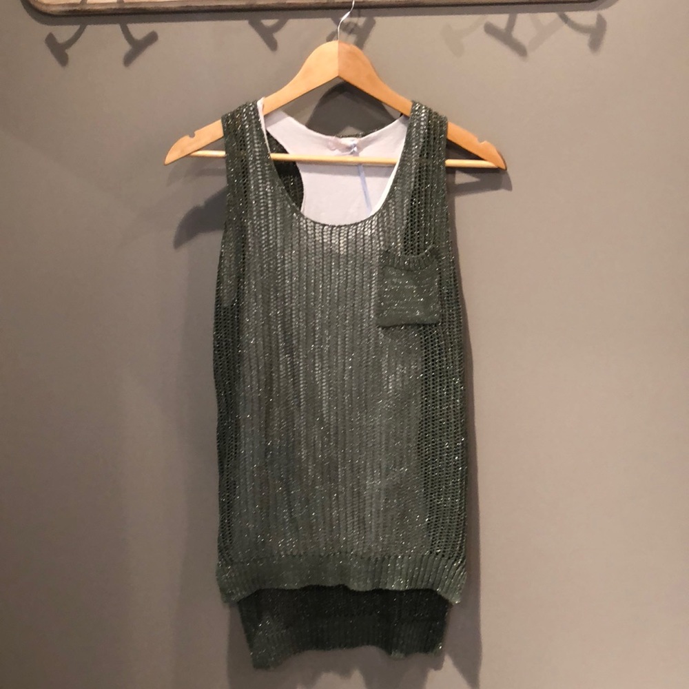NWT! Scandal Brillitte 2 piece top and sweater